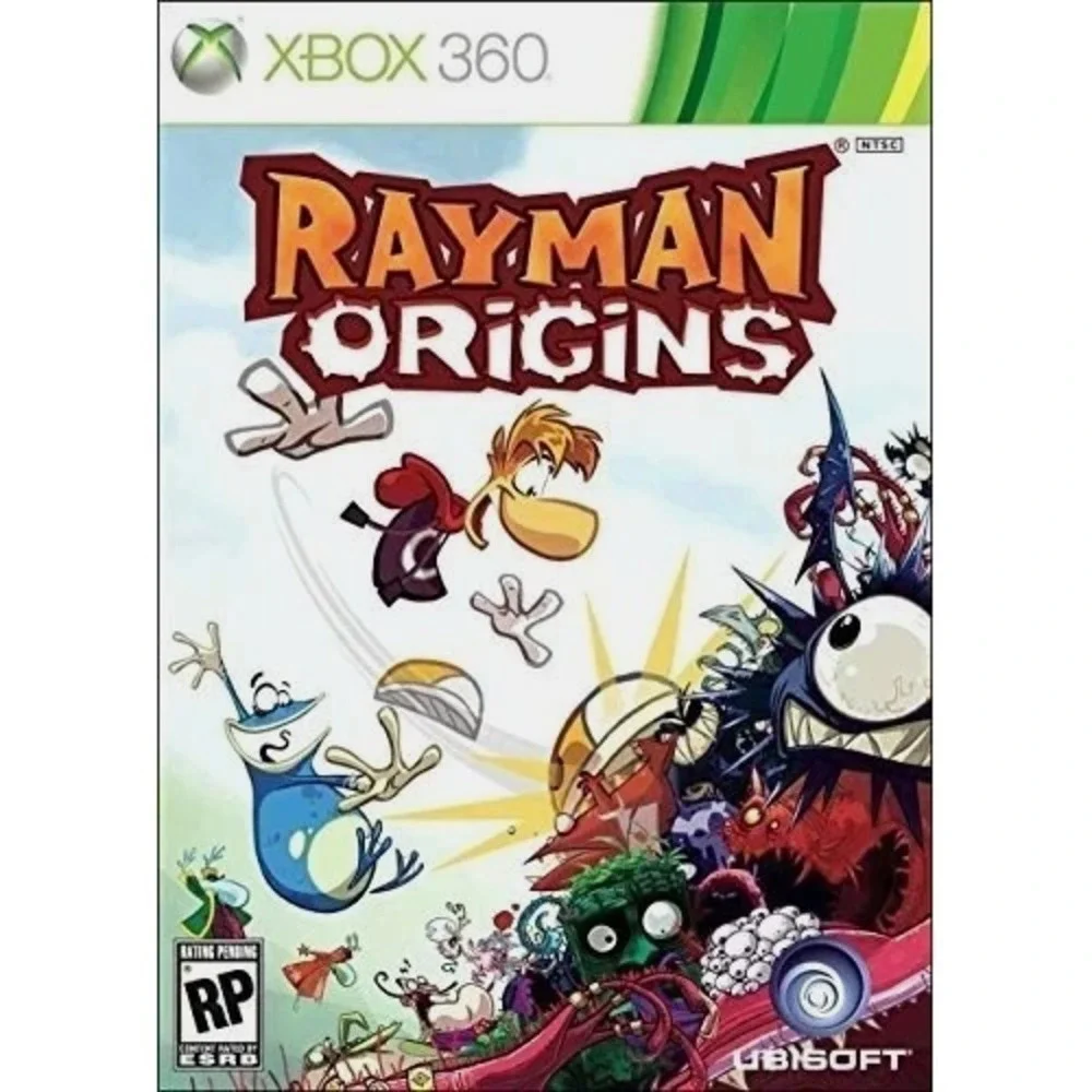 XBOX 360 VIDEO GAME RAYMAN ORIGINS W CASE UBISOFT
